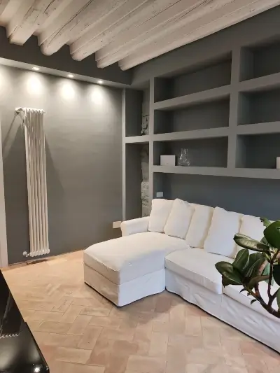 Medium apartment living area